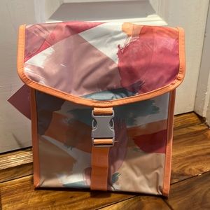 Fold-Over Lunch Bag- Watercolor Pop
